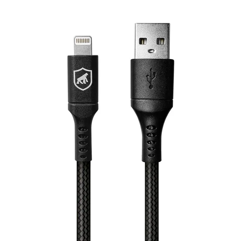 Cabo Lightning / Usb-a - Survivor - Preto - 1,5m No Atacado - Caixa Fechada 10 Unidades - Gshield