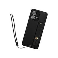 Kit Capa Silicon Veloz Para Motorola Moto Edge 40 Neo + Ring Socket + Cordão - Preto - Gshield