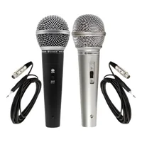 Conjunto 2 Microfones Dinâmicos Profissionais Conexão P10
