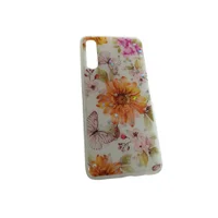 Capa Case Capinha De Celular Galaxy A50 A30s Ante Impacto Cor:rosas Borboletas