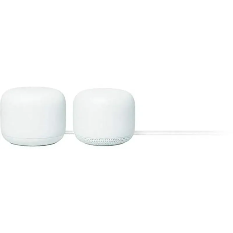 Google Nest Wifi - Sistema De Wi-fi Doméstico - Extensor De Wi-fi - Roteador Mesh Para Internet Sem Fio - Pacote Com 2 Unidades.