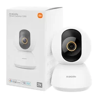 Câmera IP inteligente Xiaomi C300 HD Qualidade 360 ° WIFI sem fio Cor completa com visão com pouca luz Monitor de segurança para Crianças Pet Videcam Mi Câmera 2K C300 Versão global