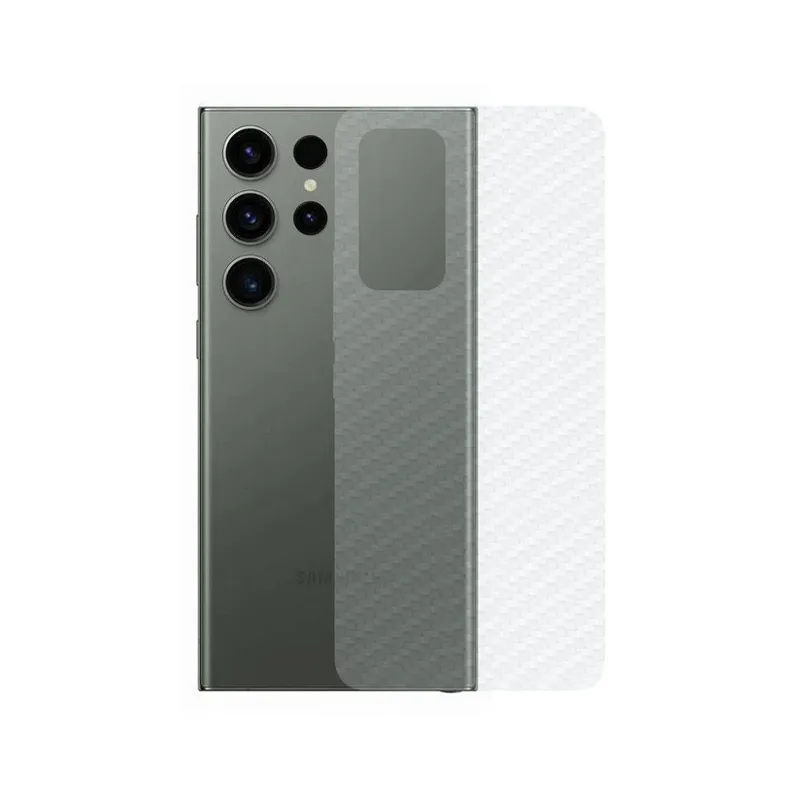 Película Gshield para Samsung Galaxy S23 Ultra, Traseira de Fibra de Carbono