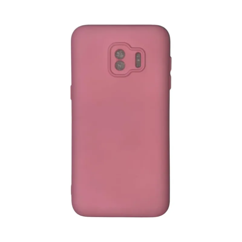 Capa Samsung J2 Core Silicone Aveludada Protege Câmera Colorida Capinha Anti Impacto J2 Core:rosa 03
