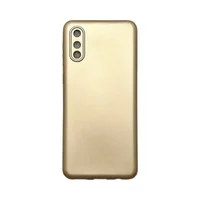 Capa Samsung A02 Silicone Aveludada Protege Câmera Colorida Capinha Anti Impacto A02:dourado