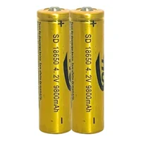 Kit 2 Pilhas Recarregáveis 18650 5800mah 4,2v Envio Imediato