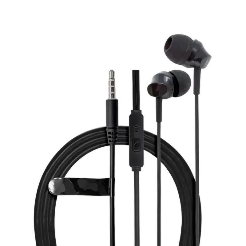 Fone De Ouvido Com Microfone Preto Altomex At-0213