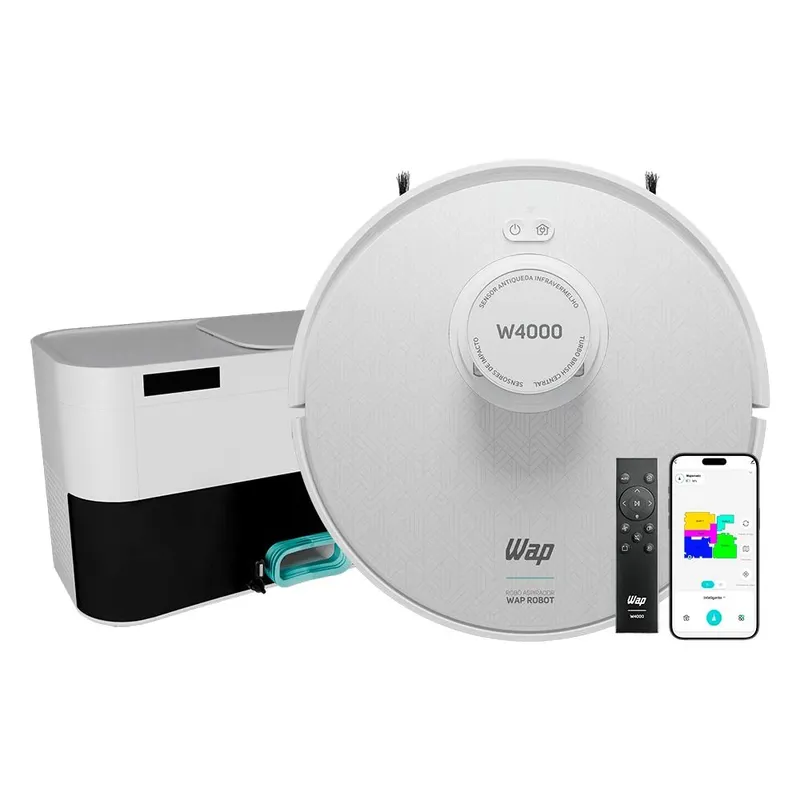 Robô Aspirador Autolimpante Wap Robot W4000 220v