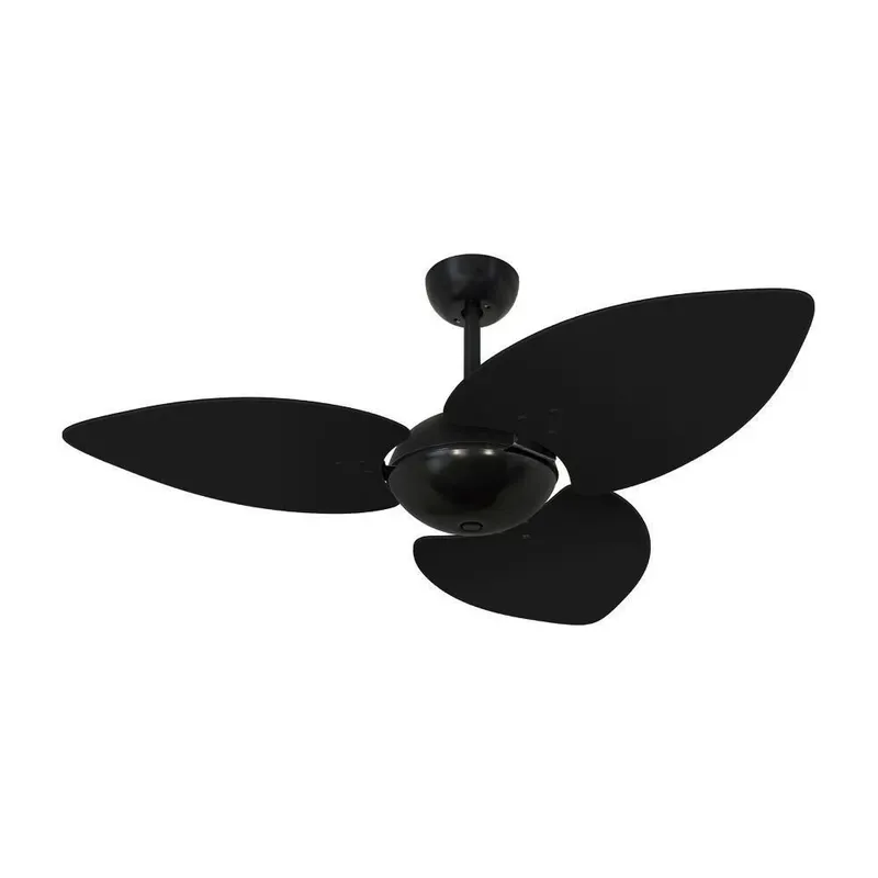 Ventilador De Teto Dormamu Escovado 4 Pás Preto 220v