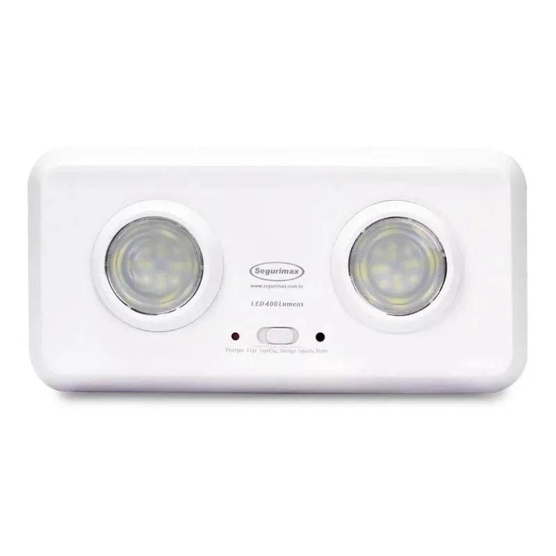 Luminaria De Emergencia Segurimax,Led 400 Lumens, Duo