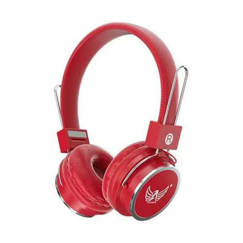 Fone De Ouvido, Bluetooth 3.0, SD Card, P2 E Radio FM, Vermelho - B-05