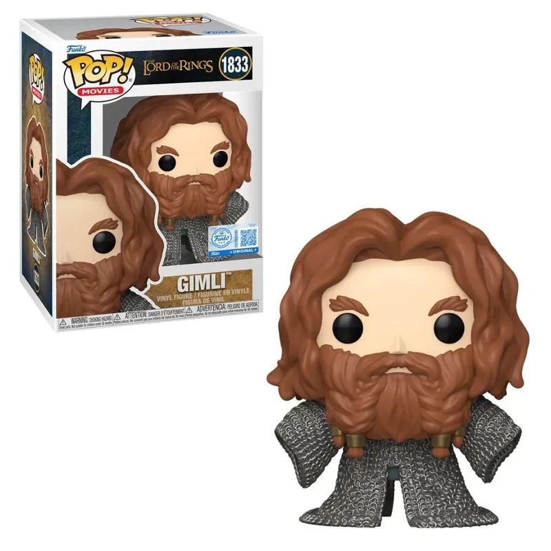 Boneco Funko Pop! O Senhor Dos Anéis - Gimli