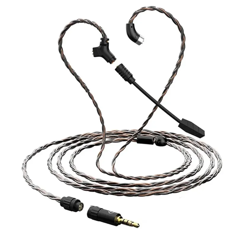 Cabo De Fone De Ouvido Trn Redchain 2pin-s Para Lightning Com Microfone