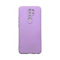 Capa Xiaomi Redmi 9 Silicone Aveludada Protege Câmera Colorida Capinha Anti Impacto Redmi 9:lilás