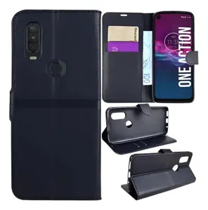 Capa Capinha Carteira Flip Para Motorola Moto One Action