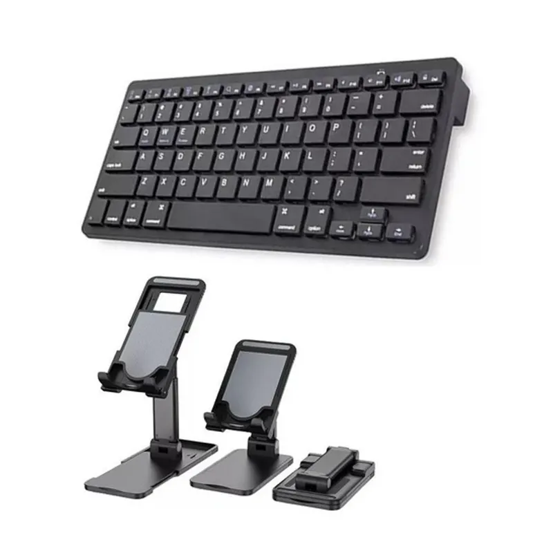 Teclado Bluetooth P/galaxy A8 Sm X200/x205 10,5 Preto