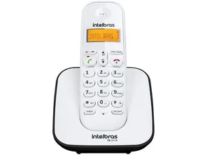 Telefone Sem Fio Intelbras, ID, Branco E Preto - TS3110