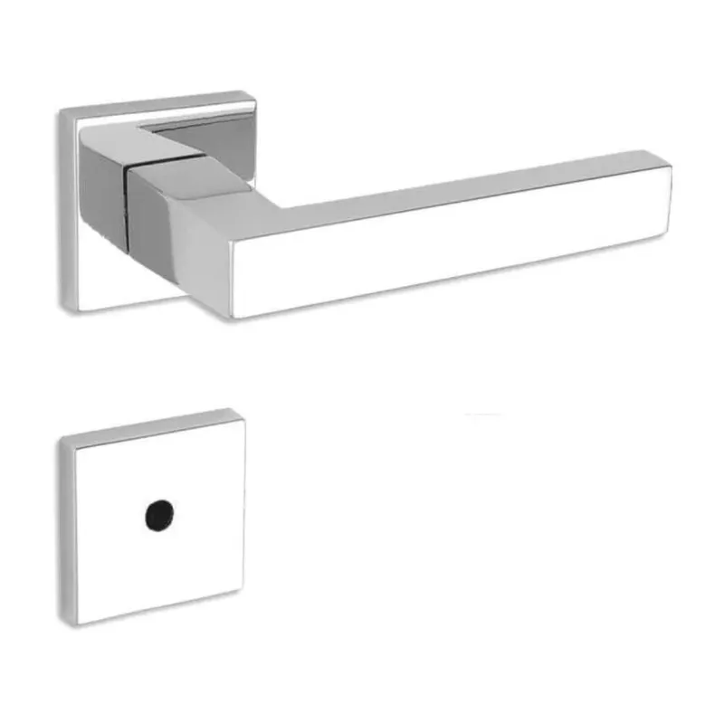 Fechadura Victória Banheiro Roseta R529 M109 55mm Inox Escovado Cra Haga