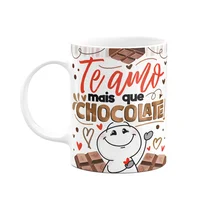 Caneca Páscoa Divertida - Te Amo Mais Que Chocolate