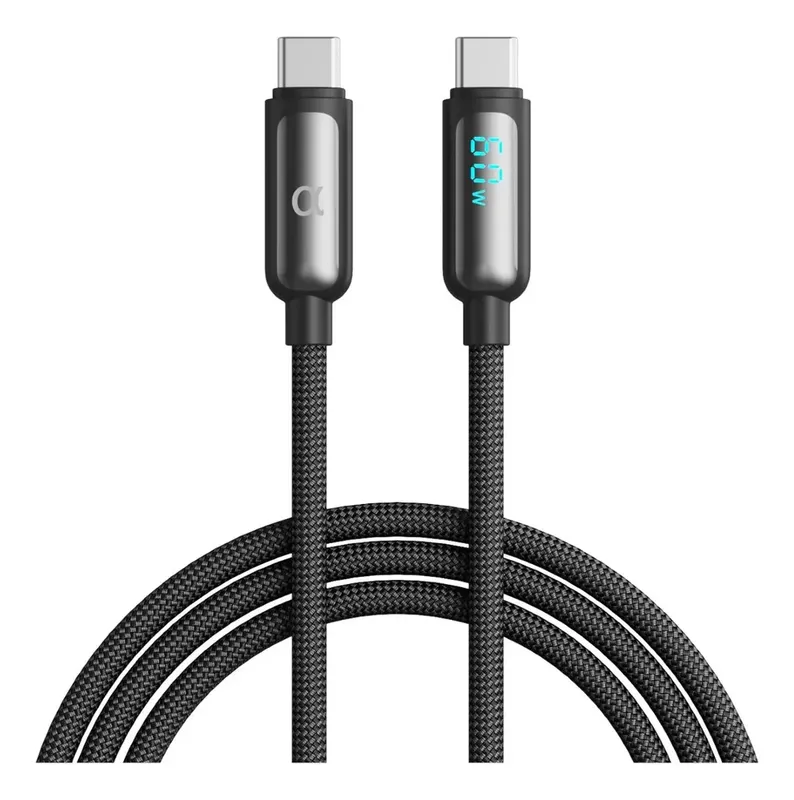 Cabo Usb-c Tipo C 60w Trançado 1m Premium De Nylon Compatível Com Iphone 15, 15 Pro/max, Iphone 16, 16 Pro/max, Iphone 17, 17pro/max