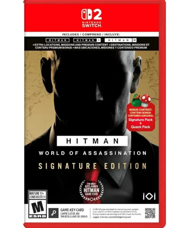Jogo Hitman World Of Assassination Signature Edition Nintendo Switch 2