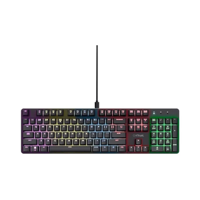 Teclado Mecânico Gamer GXTrust 871 Zora, RGB, USB 2.0, Preto - 25510