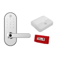 Fechadura Digital Biométrica Ymc 420w Yale Com Guia P/ Voz Hub