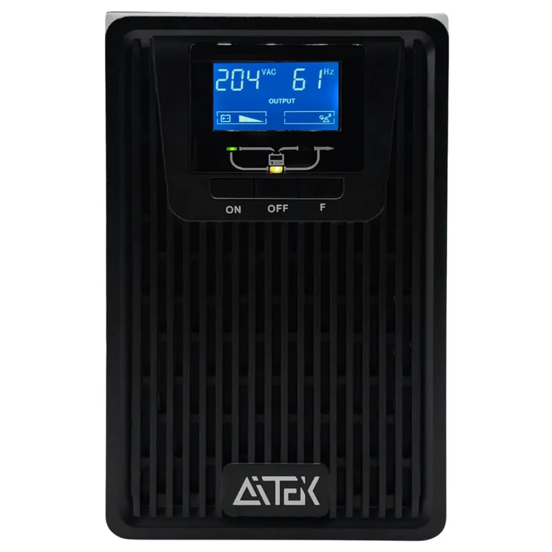 Nobreak 3500VA Senoidal Puro 220V Bivolt de Entrada, 2700W Monofásico, Dupla Conversão Online Aitek ANB-OL3500P