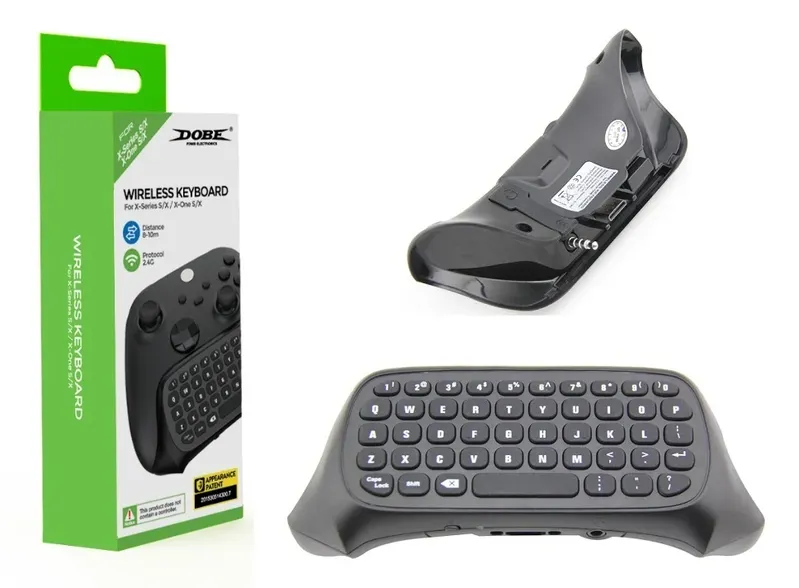 Teclado Chat Pad Para Controle XBOX Series S/x E XBOX One S/x - Dobe Preto
