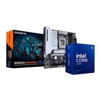 Processador Intel Core Ultra 5 Desktop Processor 225F + Placa Mãe Gigabyte B860M GAMING X WIFI6E