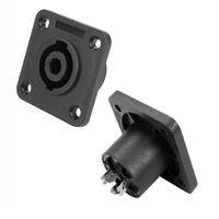 Jack Speakon Femea 8 Vias P/ Painel Quadrado - Emb -4 Pçs