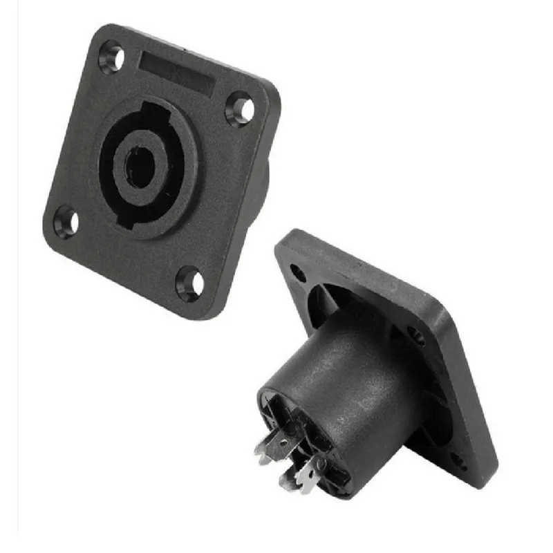 Jack Speakon Femea 8 Vias P/ Painel Quadrado - Emb -4 Pçs