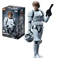 Star Wars Luke Skywalker Disfarçado De Stormtrooper Blokees Champion Class Model Kit Articulado