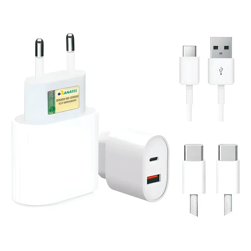 Carregador 20w 20w Compatível Com Mt Edge 30