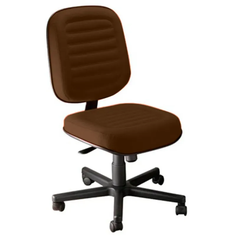 Cadeira Design Office Móveis Interlocutor Para Escritório Linha Itália Marrom
