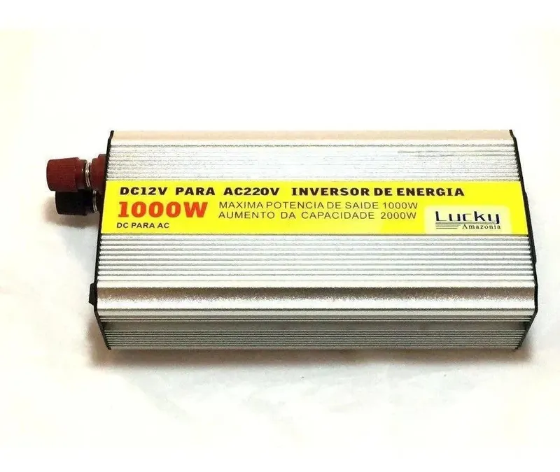 Inversor 1000w Conversor Entrada 12v Saida 110v Lucky