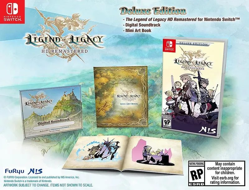 Jogo The Legend Of Legacy Hd Remastered - Nintendo Switch All Video Games