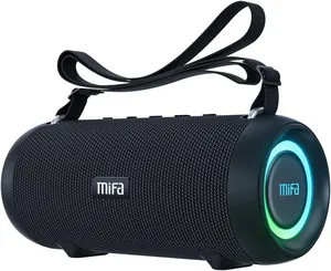 Super Caixa De Som Bluetooth Mifa A90 Melhor Que Jbl Potência 60w Black.