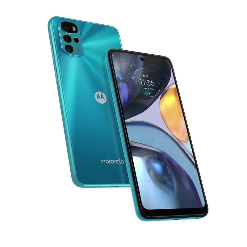 Usado: Motorola Moto G22, 128GB, Azul - Muito Bom