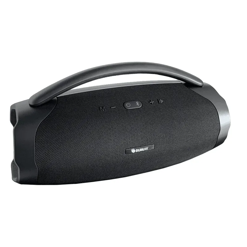Caixa De Som Portatil Goldbox Sumay 120w Usb Tws Rádio Fm- Bivolt