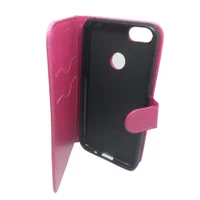 Capa Carteirinha Moto E6 Play Rosa Case Capa De Abrir E Fechar Cor:rosa