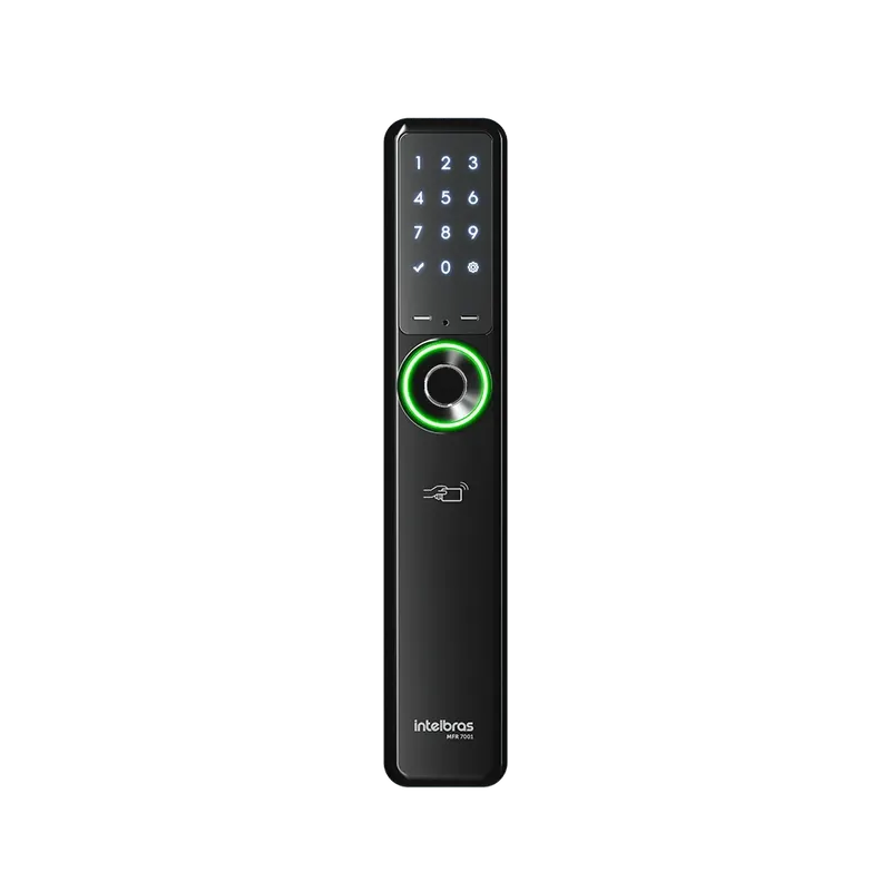 Fechadura Digital Inteligente De Embutir Mfr 7001 Preto Intelbras