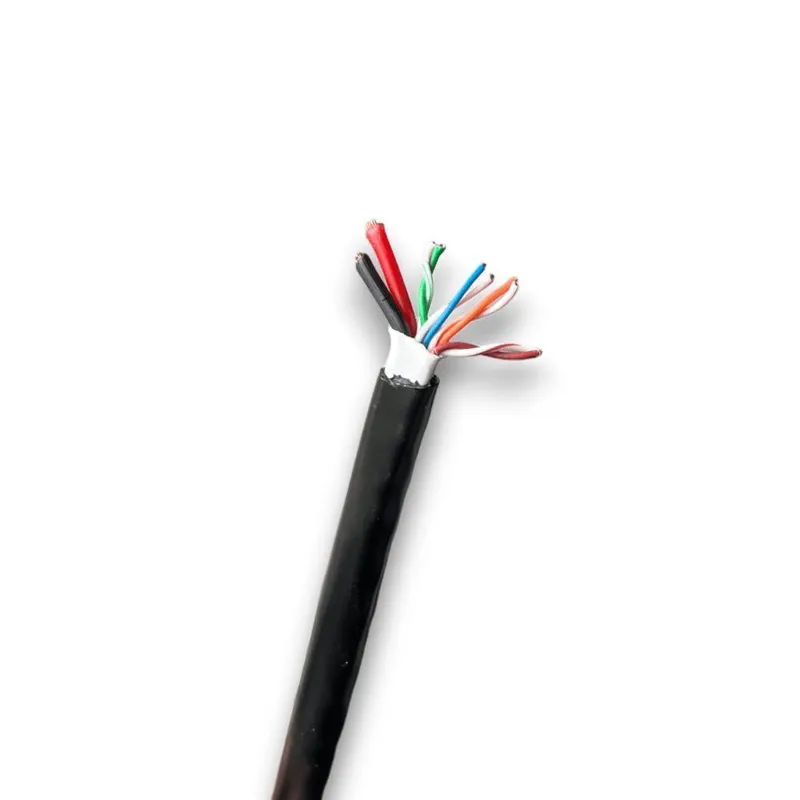 Cabo Cftv Multicameras 2x1mm 4p Dupla Capa Rolo 100m