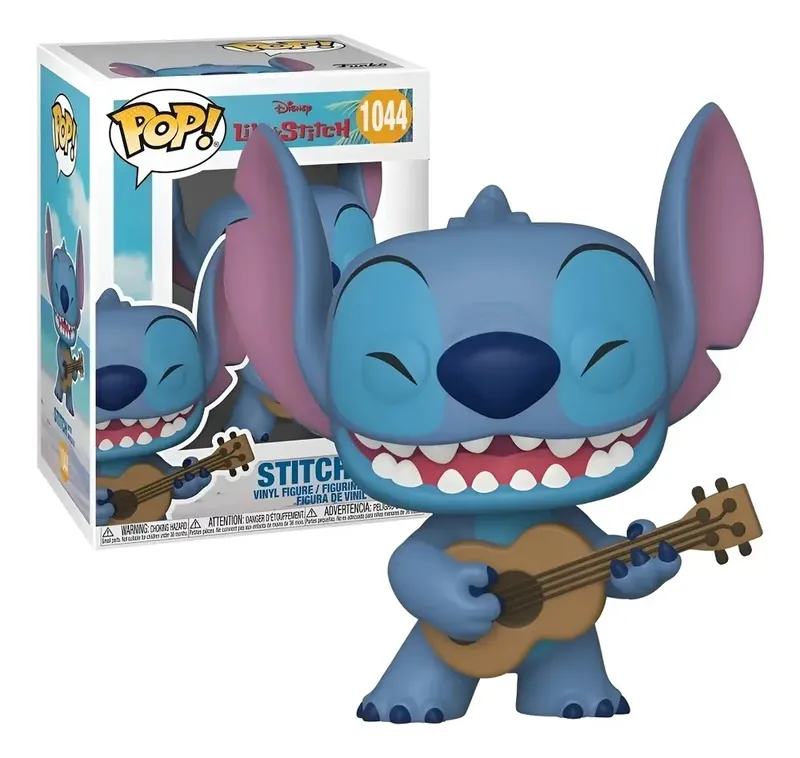 Funko Pop Stitch 1044 Com Ukelele Lilo E Stitch