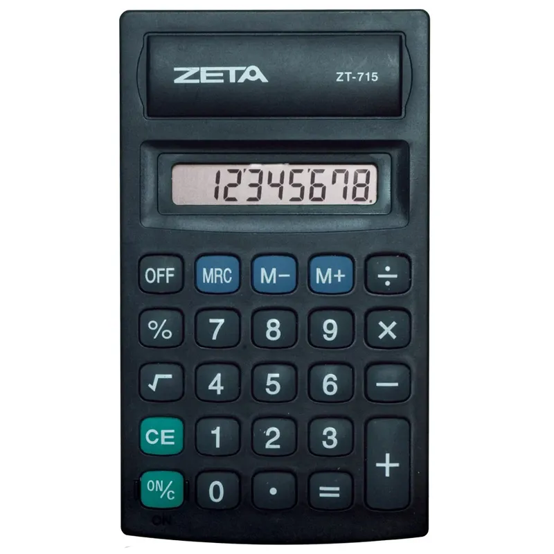 Calculadora Pessoal Zeta, 8 Digitos - Zt715