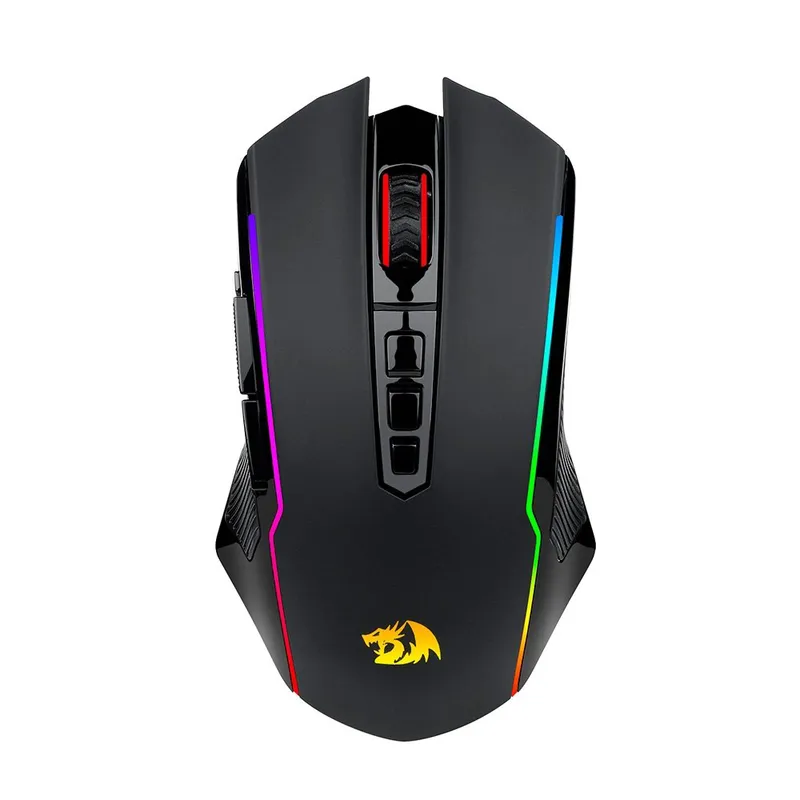 Mouse Gamer Redragon Nix, RGB, 10000 DPI, 9 Botões, Preto - M914-RGB