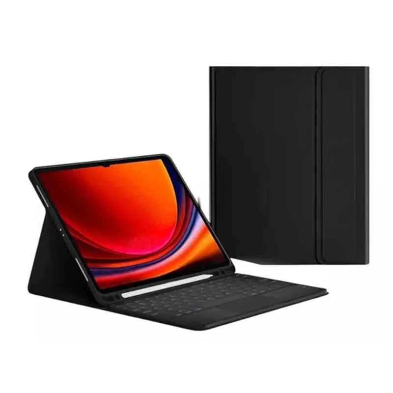 Capa Case Magnética Com Teclado Touchpad Para Galaxy Tab S9