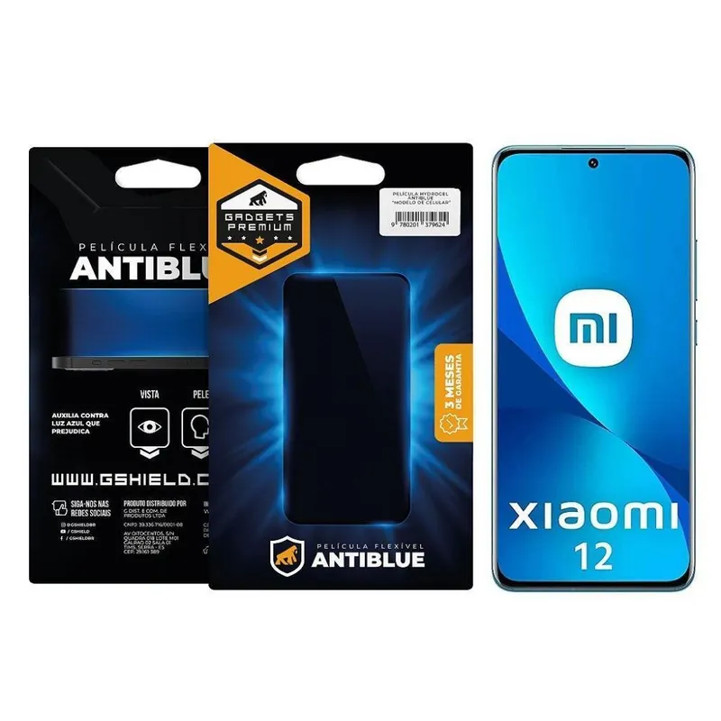 Película Gshield Para Xiaomi 12, Antiblue