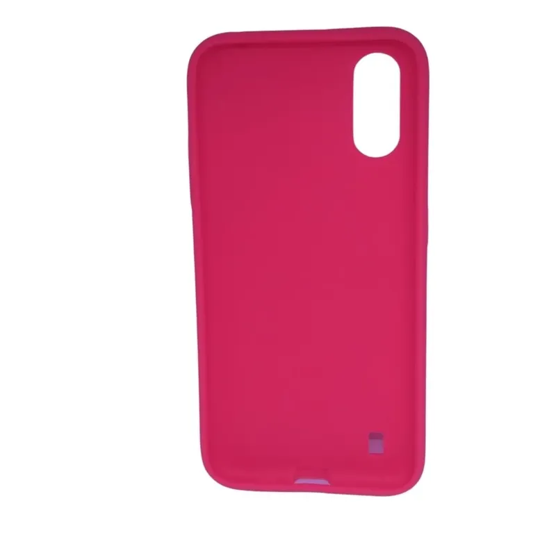 Capa Capinha Case Galaxy A01 Emborrachada Ante Queda A01:rosa 2