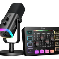 Kit Gamer Fifine Ks5 Para Streaming E Gravações